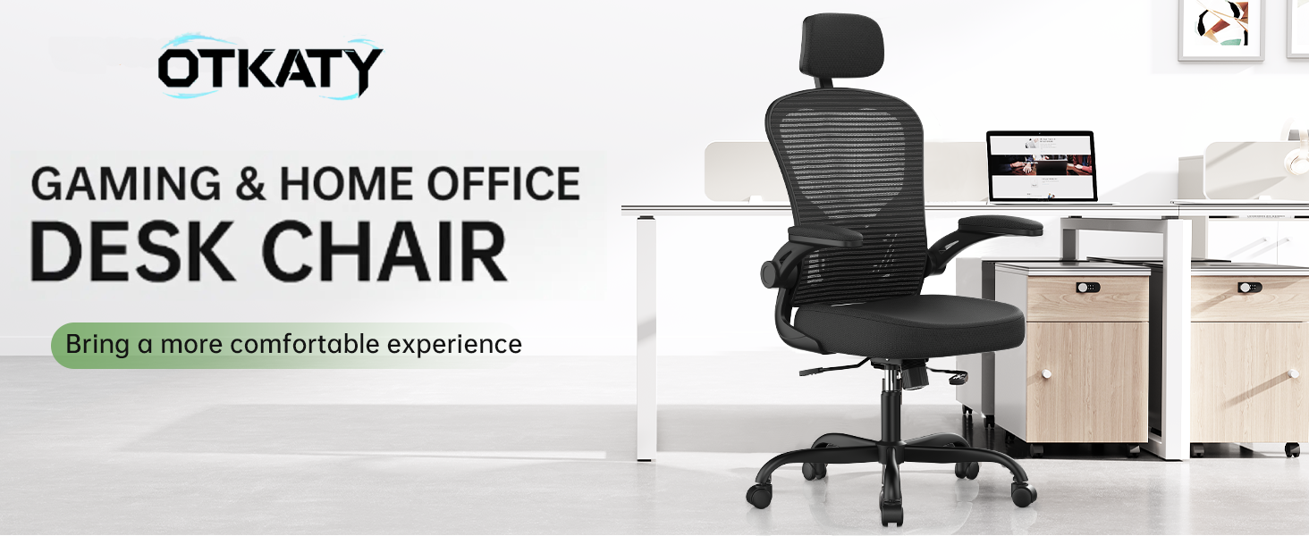 OTKATY ergonomic mesh office and gaming chair hero view